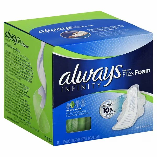 Inf Size 4 Heavy 1x, 16PK, Always, Mfr#: 407569